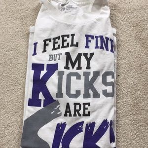 Large Nike I feel fine but my kicks are sick shirt